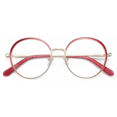 Ženske dizajnerske okrugle optičke naočale